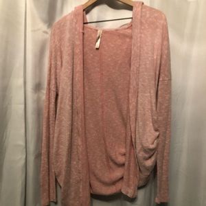 Pink cardigan